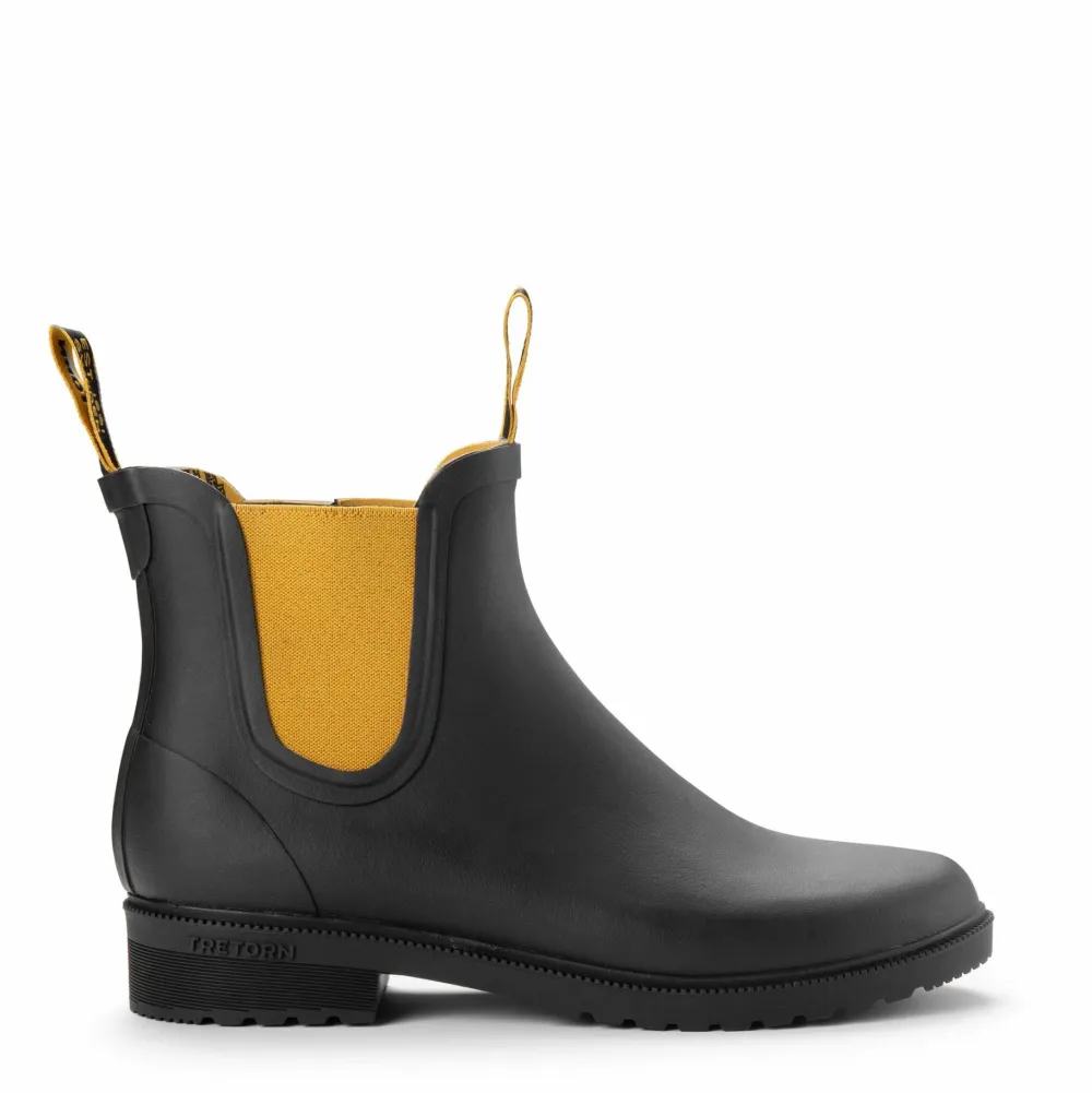 Hot Unisex Chelsea Classic Black/Harvest Gummistövlar Dam