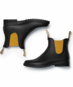 Hot Unisex Chelsea Classic Black/Harvest Gummistövlar Dam
