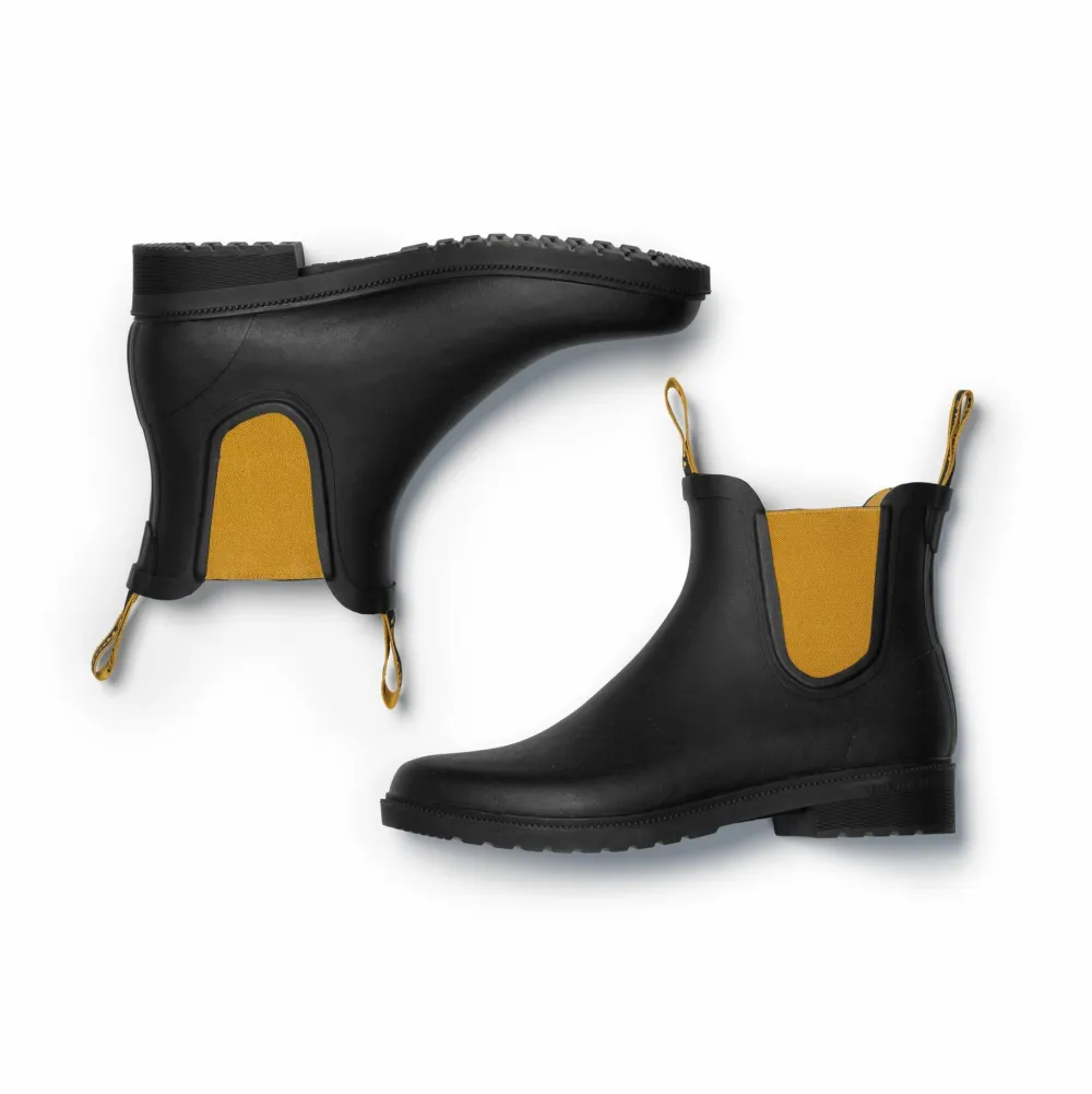 Hot Unisex Chelsea Classic Black/Harvest Gummistövlar Dam