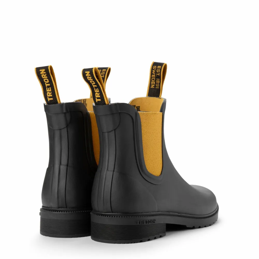 Hot Unisex Chelsea Classic Black/Harvest Gummistövlar Dam