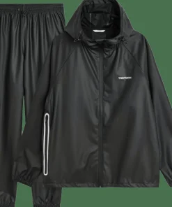 Tretorn Unisex Packable Rainbreaker Set Black