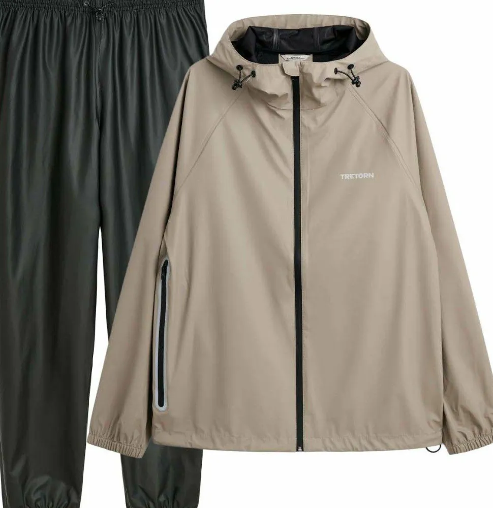 Tretorn Unisex Packable Rainbreaker Set Mule