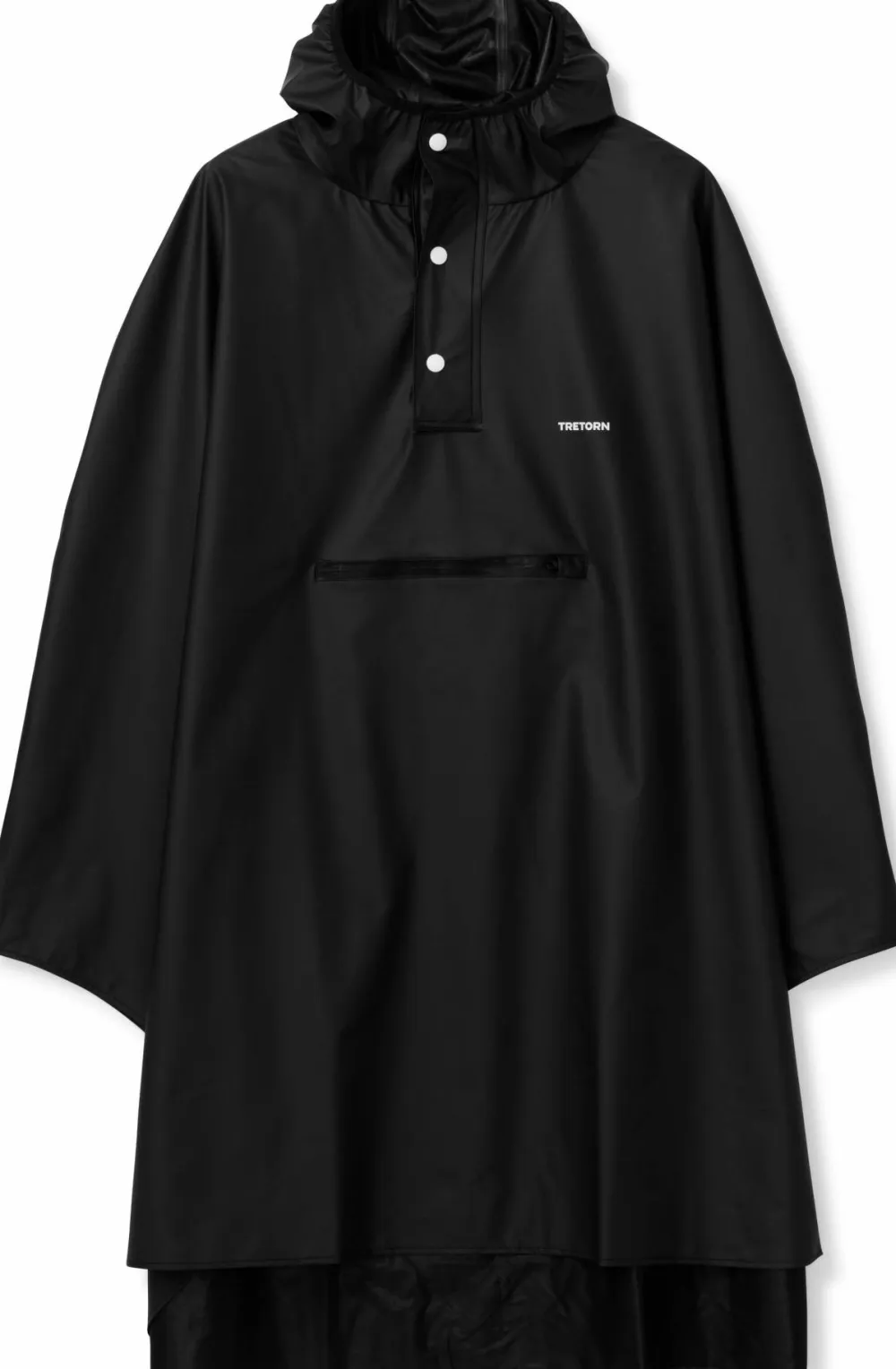 Tretorn Unisex PU Light Rainponcho Jet black Online