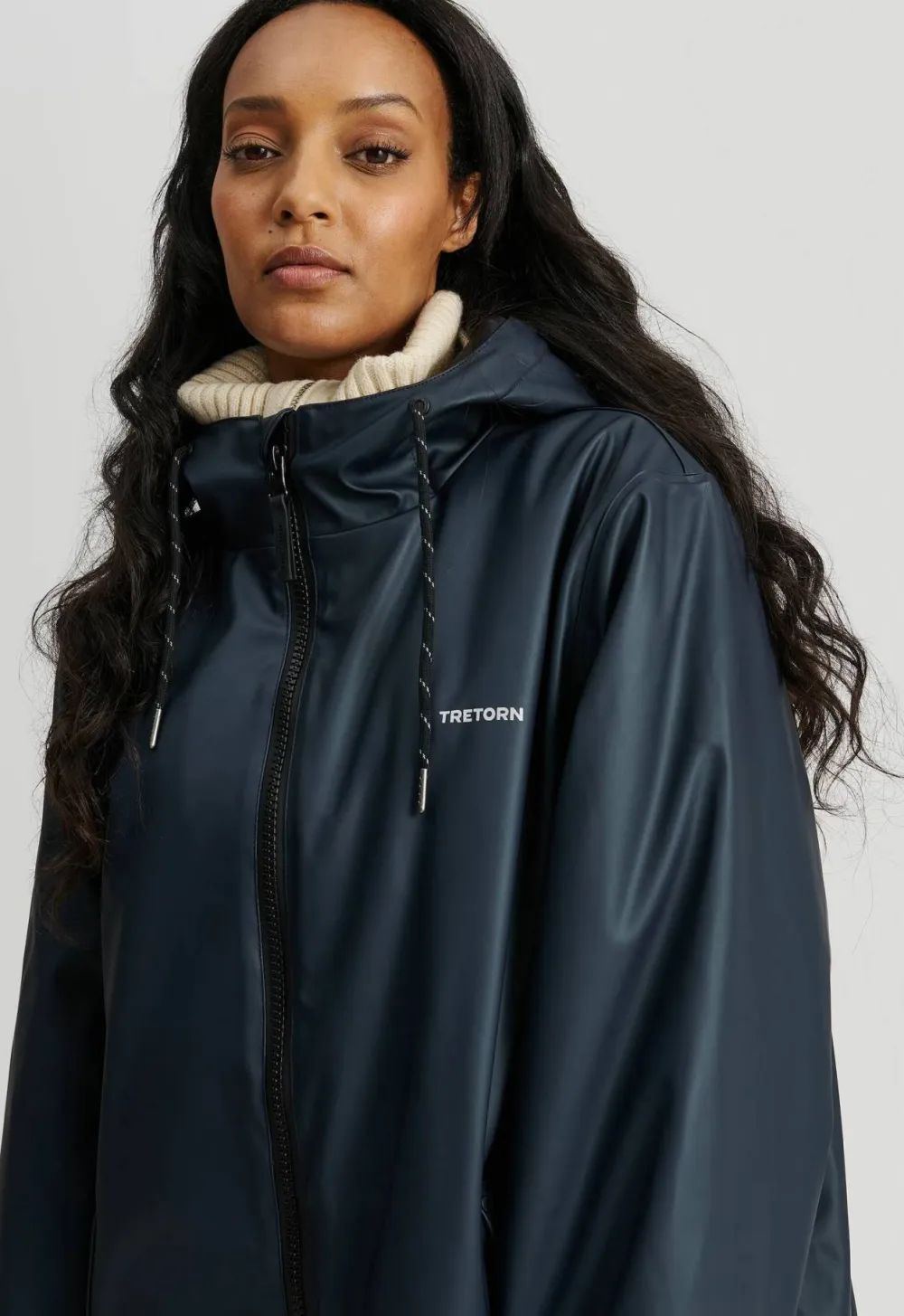 Tretorn Unisex Wings Padded Raincoat Navy Blaze