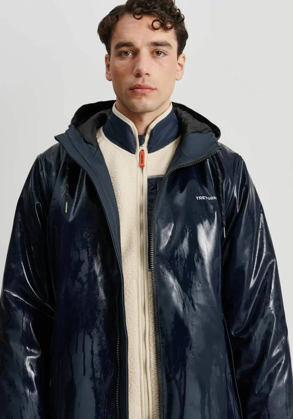 Tretorn Unisex Wings Padded Raincoat Navy Blaze
