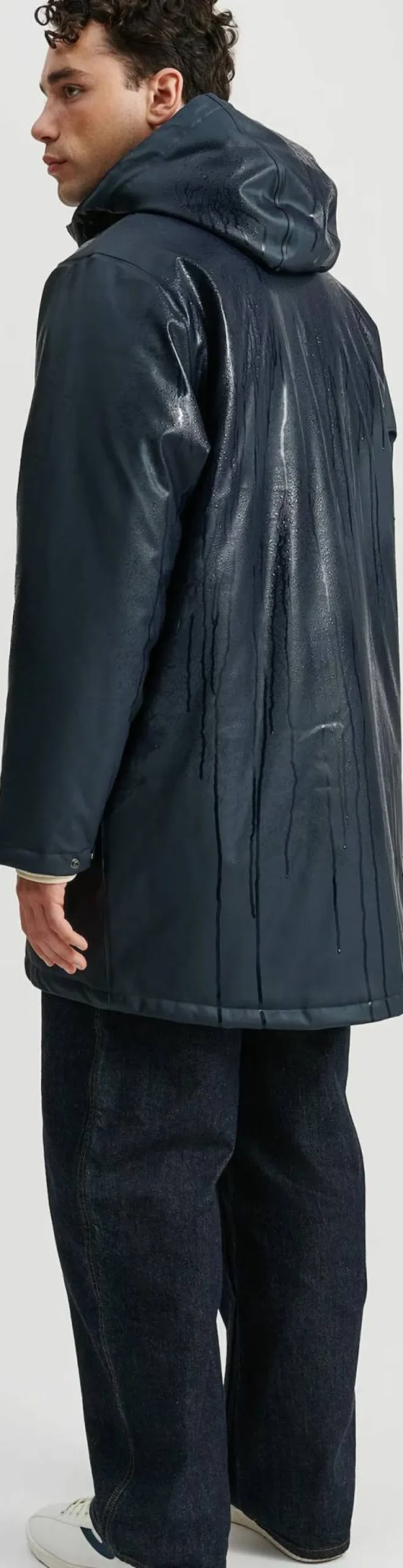 Tretorn Unisex Wings Padded Raincoat Navy Blaze