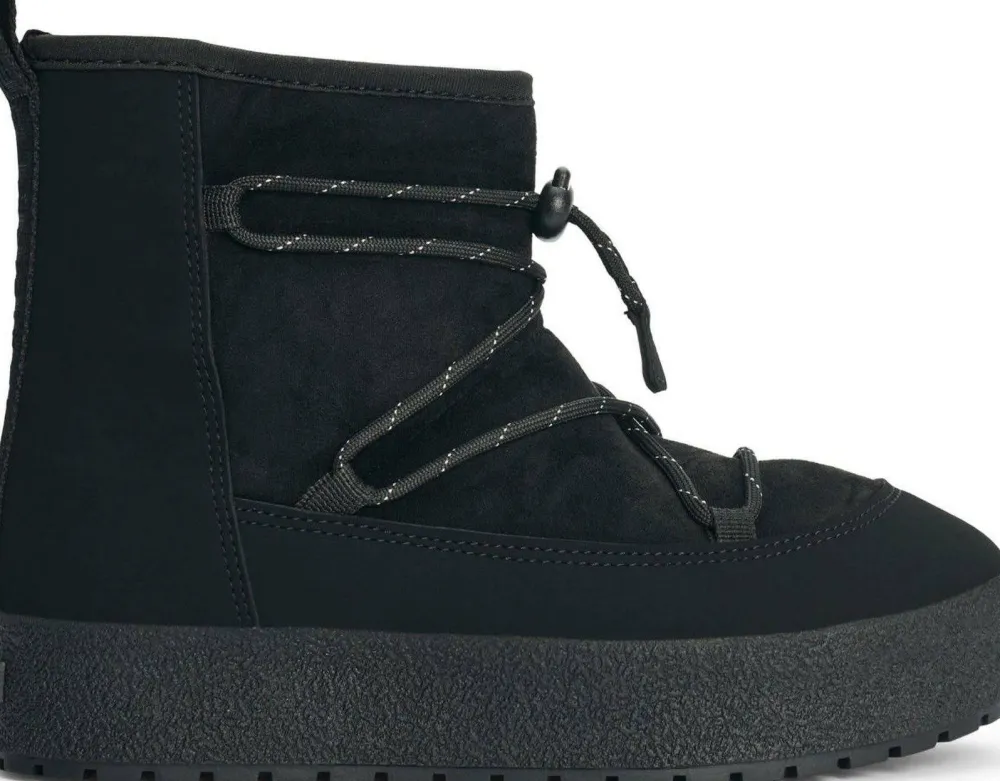 Hot Women's Aspa Hybrid Low Jet Black Vinterskor Dam