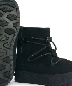 Hot Women's Aspa Hybrid Low Jet Black Vinterskor Dam