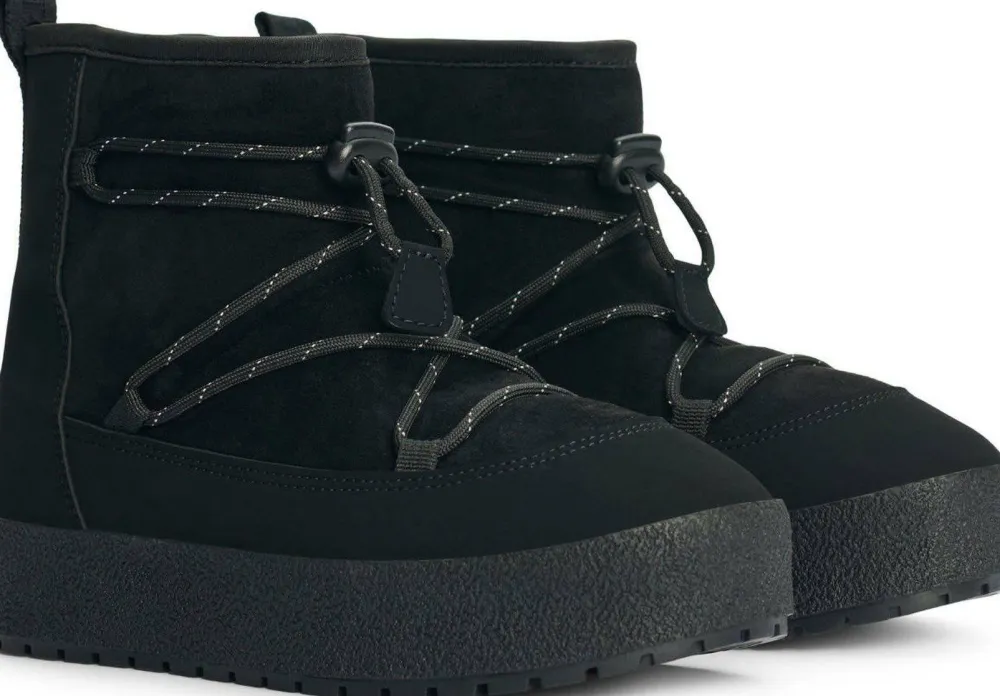 Hot Women's Aspa Hybrid Low Jet Black Vinterskor Dam