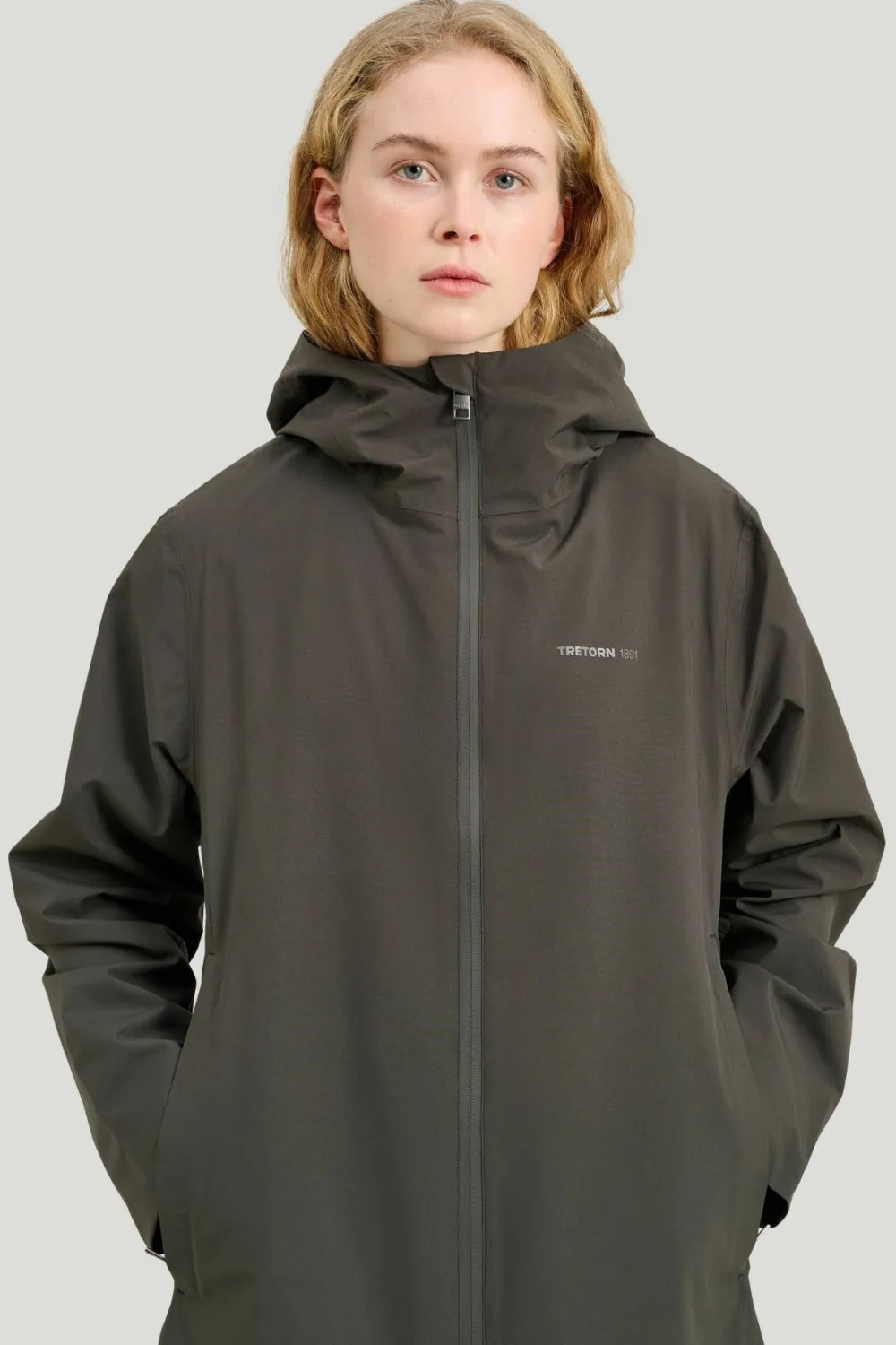 Tretorn Women's Way Poncho Parka Beluga Hot