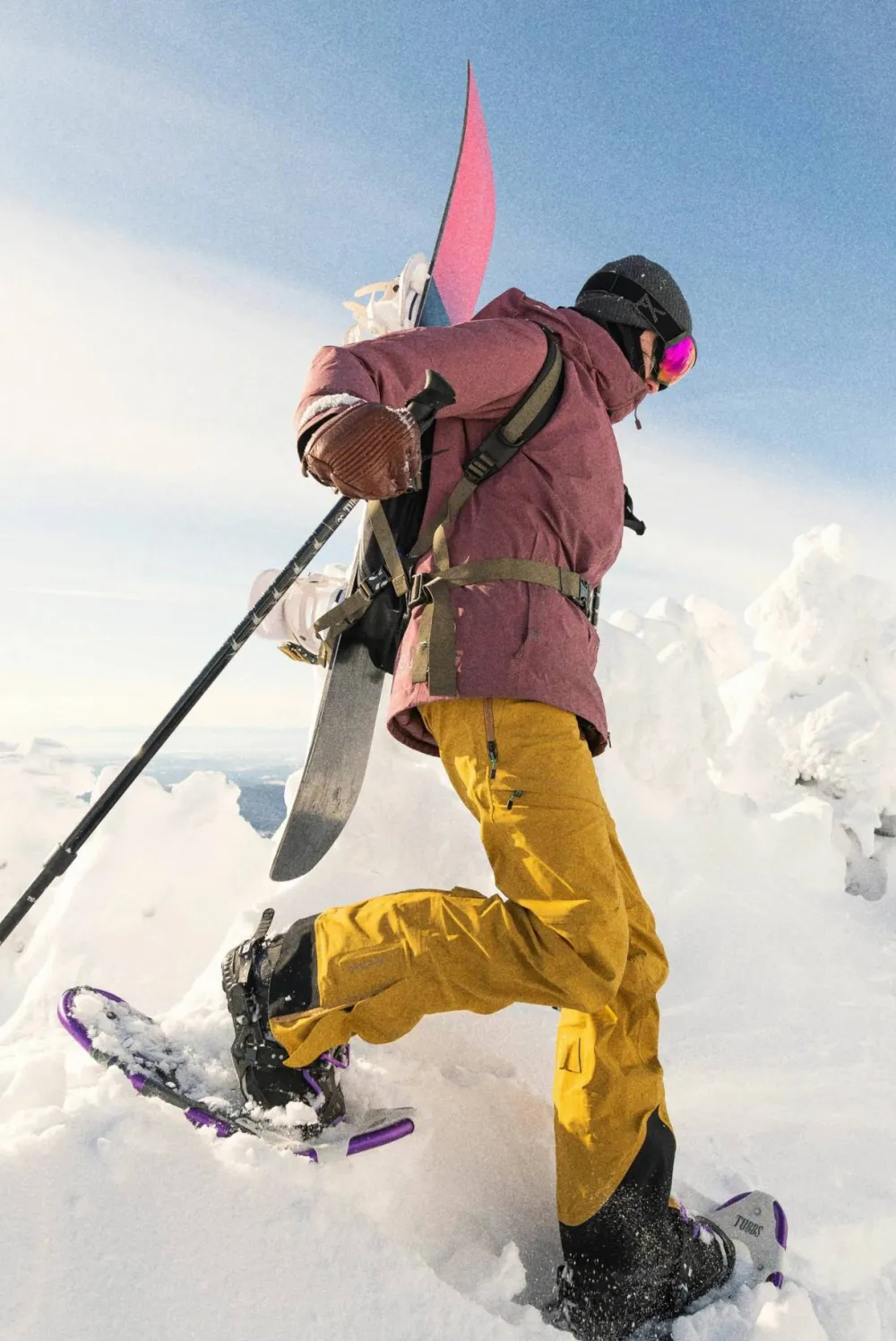 Best Women's Mountaineer Purple/Grey Pjäxor Dam