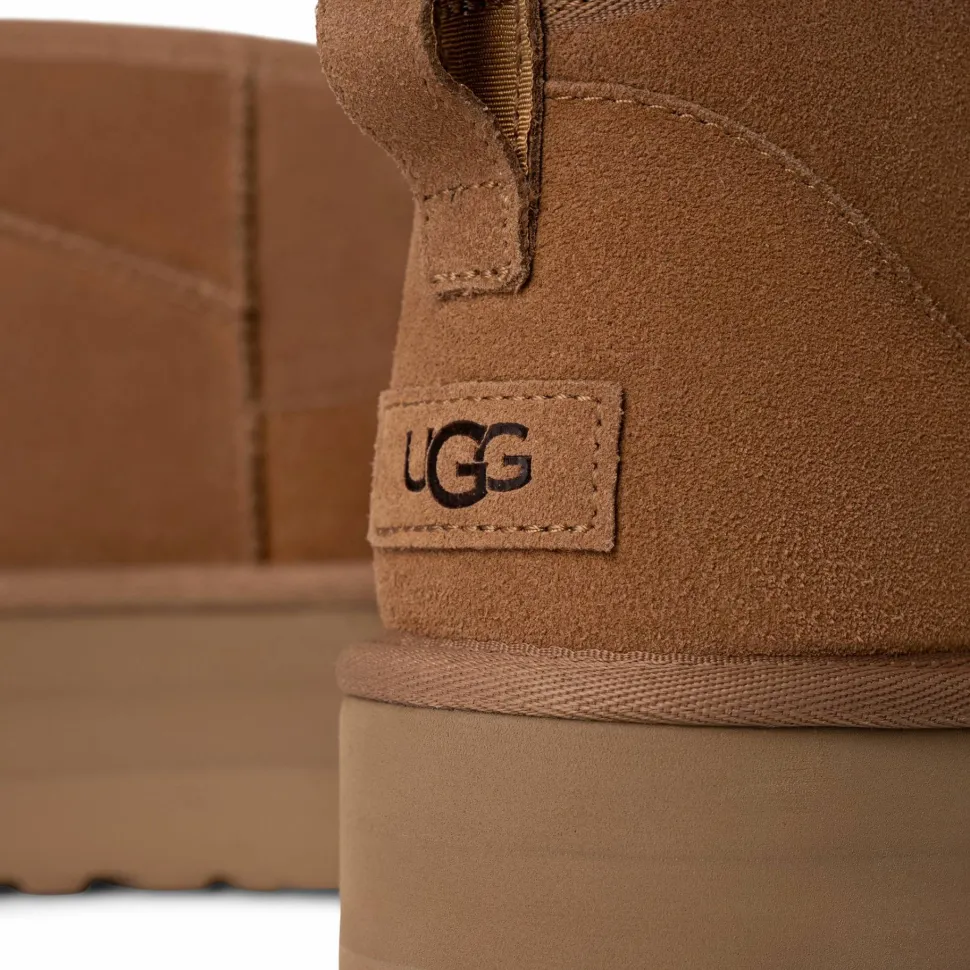UGG Women's Classic Ultra Mini Platform Chestnut