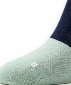 Ulvang Hero Thin Crew Sock Navy Blue/Granite Green Sale