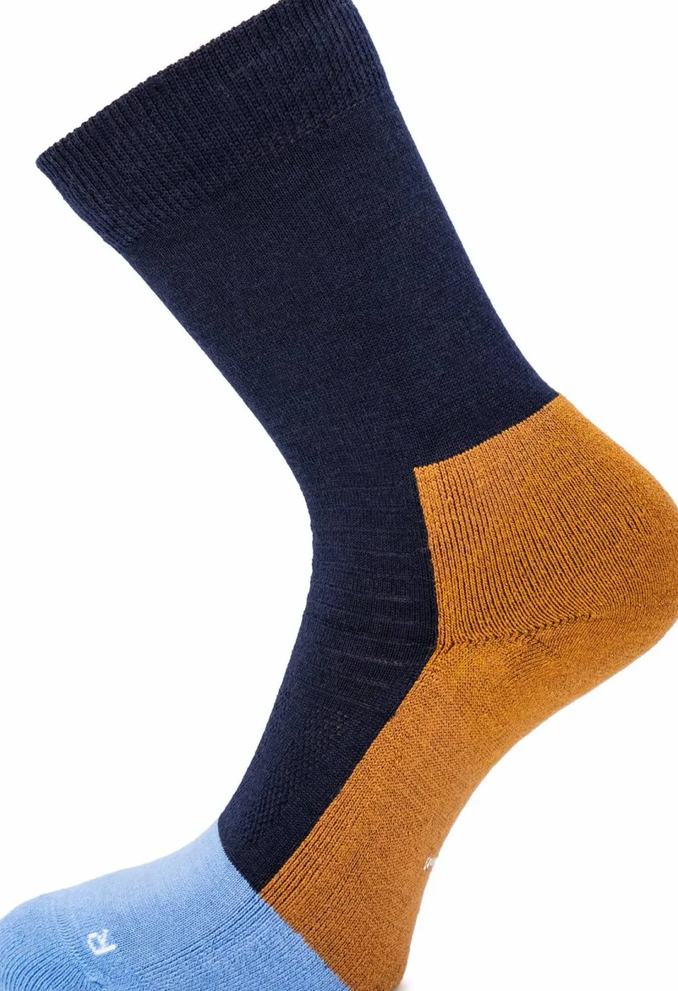 Ulvang Hero Warm Crew Sock Navy Blue/ Cathay Spice / Provence Blue