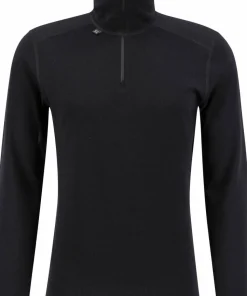 Ulvang Men's Comfort 200 Turtle Neck With Zip Black/Black