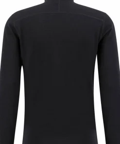 Ulvang Men's Comfort 200 Turtle Neck With Zip Black/Black