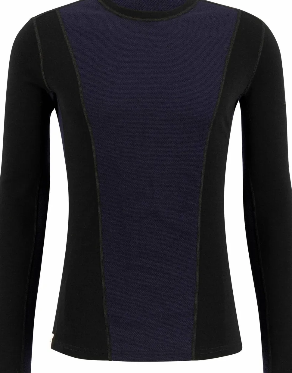Ulvang Men's Peak Map Crew Baselayer Black/Navy Blue