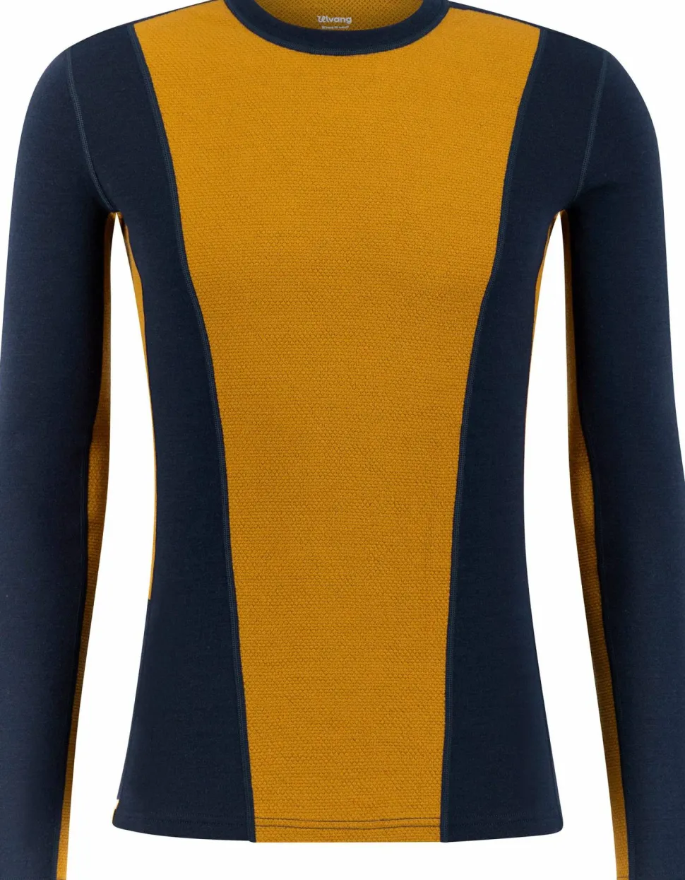 Ulvang Men's Peak Map Crew Baselayer Navy Blue/Cathay Spice