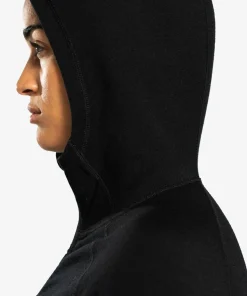 Ulvang Women's Alltime Bridge Hoodie Full Zip Midlayer Black