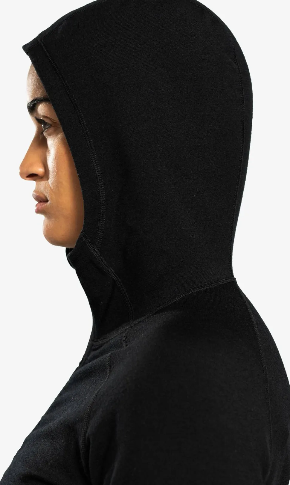 Ulvang Women's Alltime Bridge Hoodie Full Zip Midlayer Black