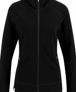 Ulvang Women's Alltime Bridge Hoodie Full Zip Midlayer Black