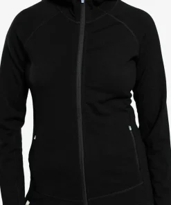 Ulvang Women's Alltime Bridge Hoodie Full Zip Midlayer Black