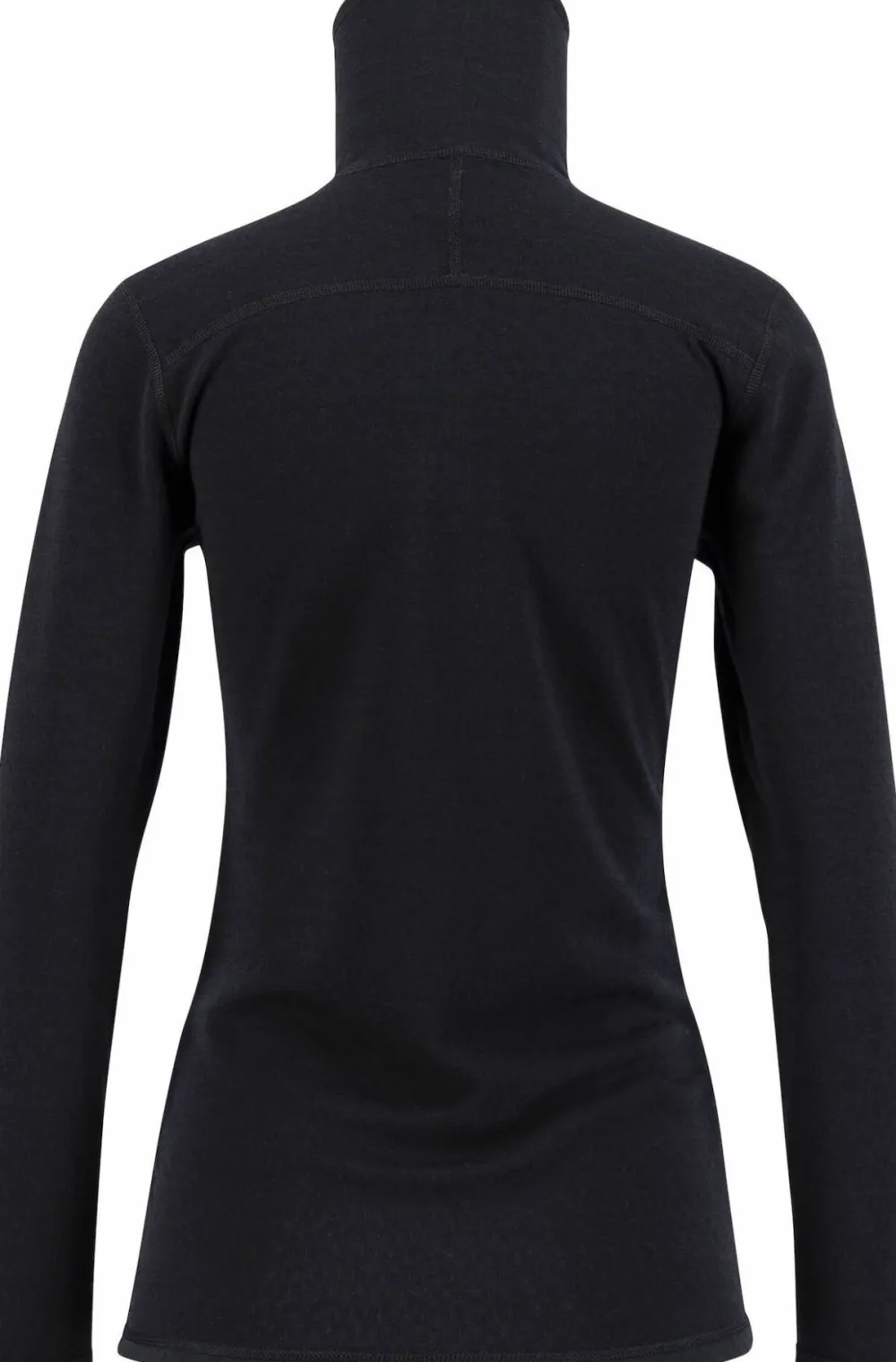 Ulvang Women's Comfort 200 Turtle Neck With Zip Black/Black Clearance