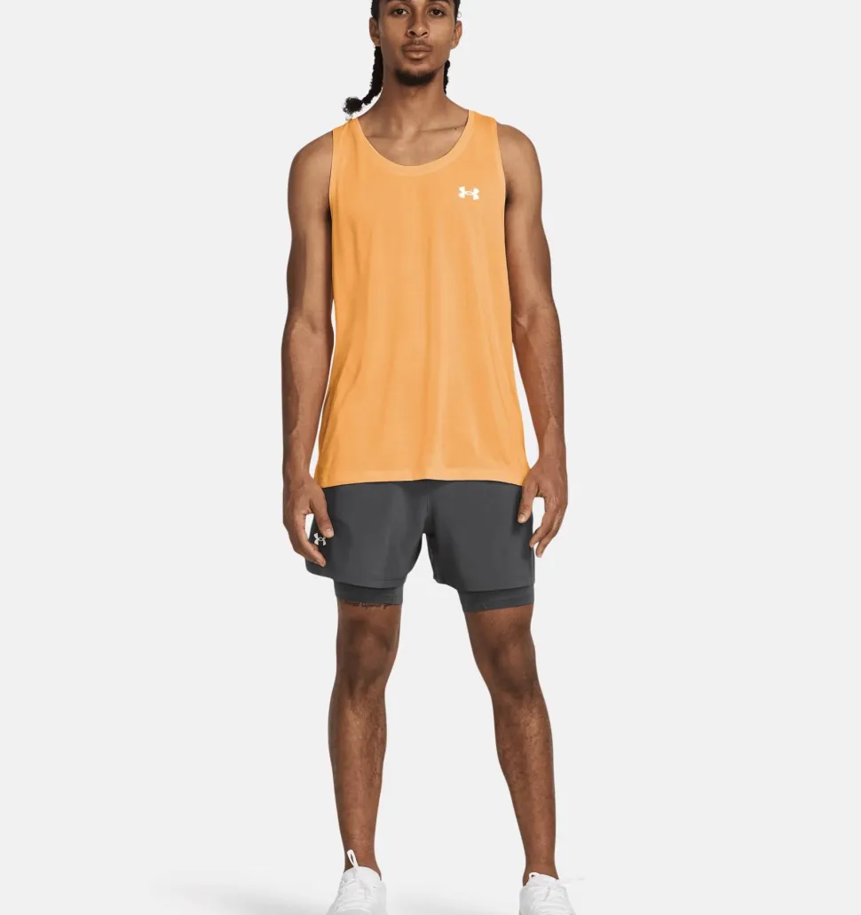 Under Armour Men's UA Launch 5'' 2-In-1 Short Gray