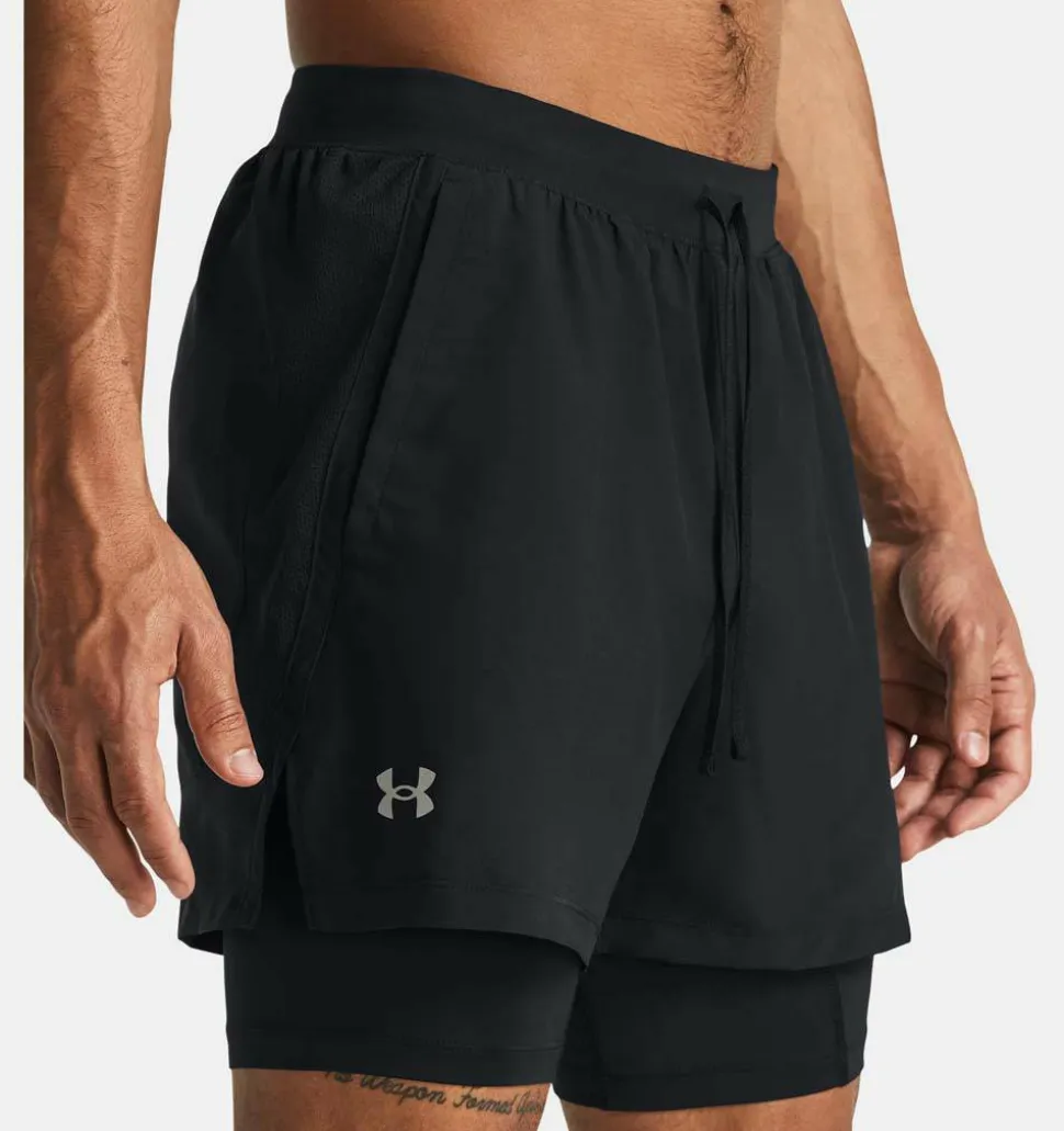 Under Armour Men's UA Launch 5'' 2-In-1 Short Black