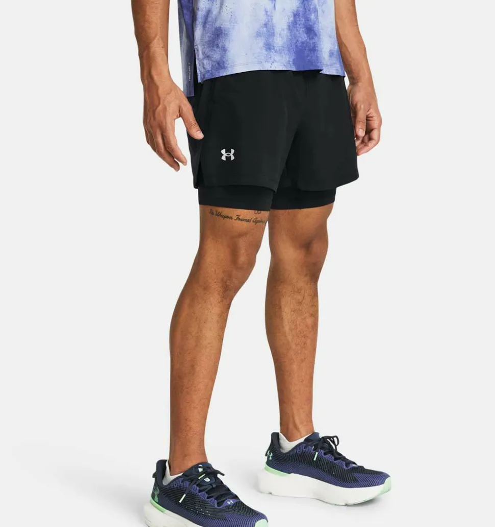 Under Armour Men's UA Launch 5'' 2-In-1 Short Black