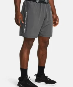 Under Armour Men's UA Tech Woven Wordmark Shorts Castlerock Castlerock/White Online