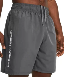 Under Armour Men's UA Tech Woven Wordmark Shorts Castlerock Castlerock/White Online