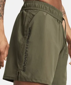 Under Armour Men's UA Tech Woven Wordmark Shorts Marine Od Green Sale