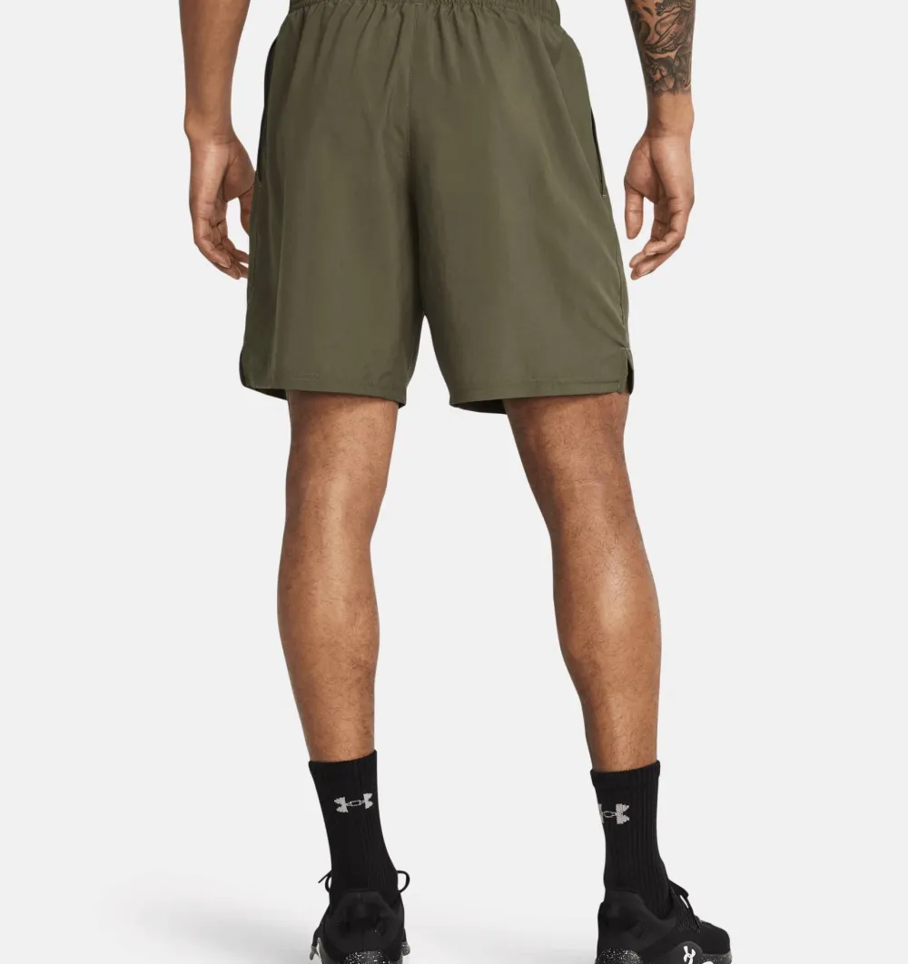 Under Armour Men's UA Tech Woven Wordmark Shorts Marine Od Green Sale