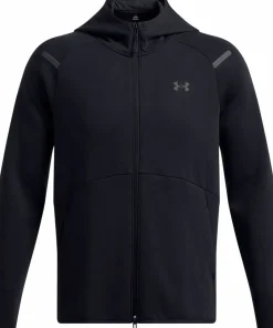 Under Armour Men's UA Unstoppable Fleece Full-Zip Hoodie Black Outlet