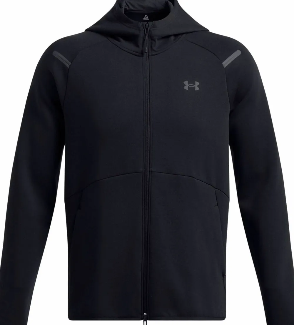 Under Armour Men's UA Unstoppable Fleece Full-Zip Hoodie Black Outlet