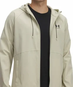 Under Armour Men's Ua Vibe Woven Jacket Khaki Base New