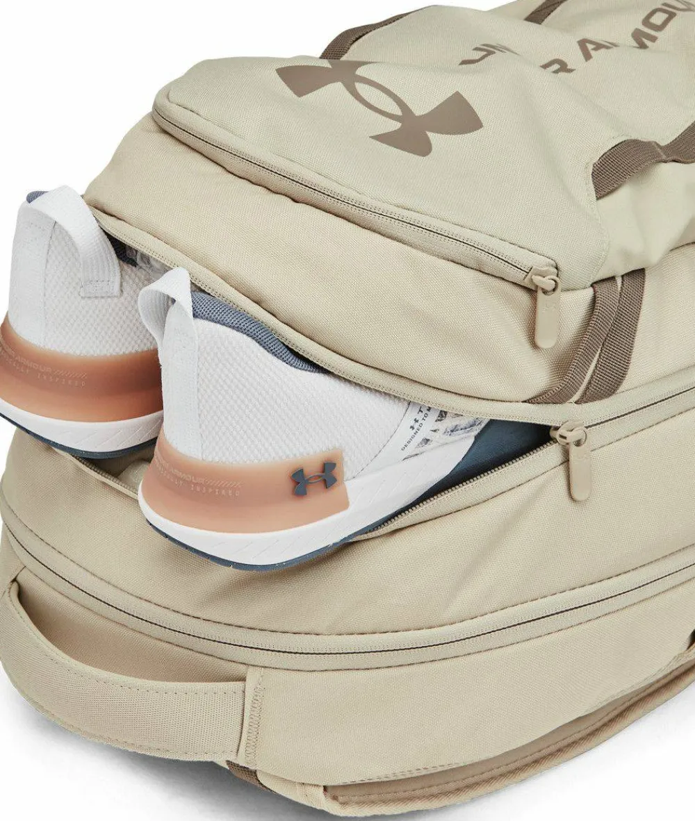 Under Armour UA Hustle 6.0 Backpack Khaki Base New