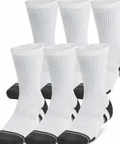 Under Armour Unisex Ua Perf Tech 6pk Crew White Hot