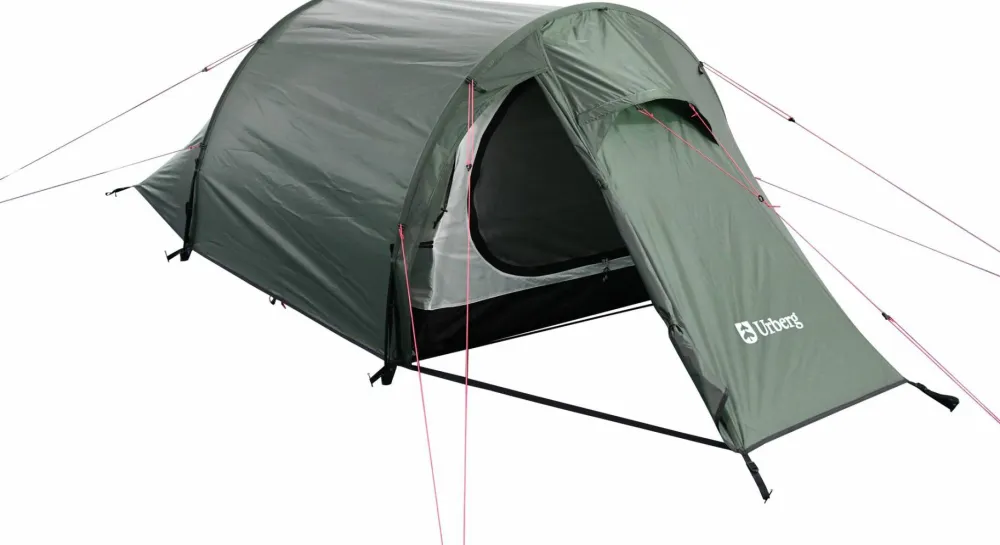 Urberg 3 P Tunnel Tent Kombu Green New