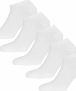 Urberg Bamboo Shaftless Sock 5-Pack Bright White