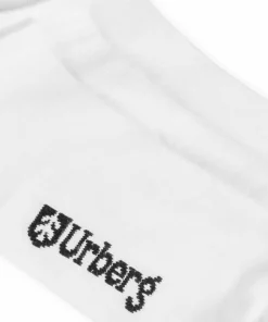 Urberg Bamboo Shaftless Sock 3-Pack Bright White New