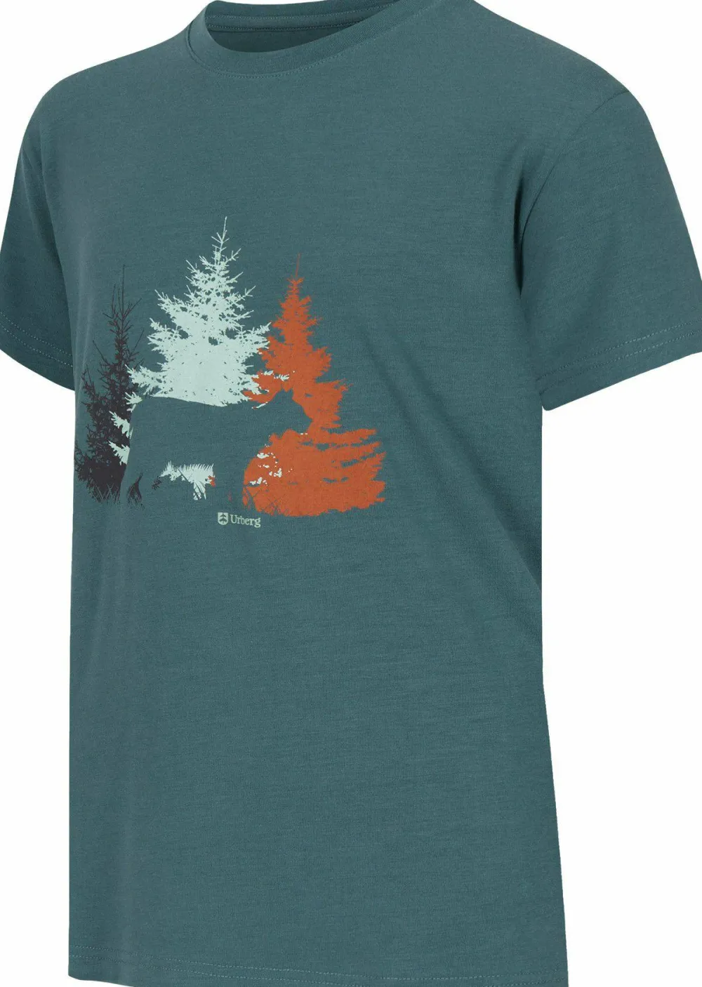 Urberg Juniors' Bamboo Print Tee Silver Pine Outlet