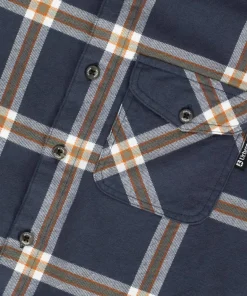 Urberg Juniors' Flanell Shirt Blue Nights/Deep Lichen Green Clearance