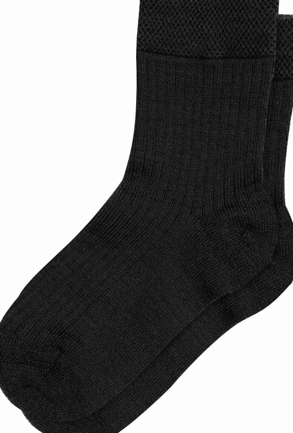 Urberg Juniors' Merino Wool Ribb Sock 2p Black Beauty New