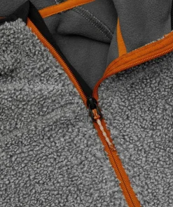 Urberg Juniors' Pile Hoodie Grey Melange Clearance