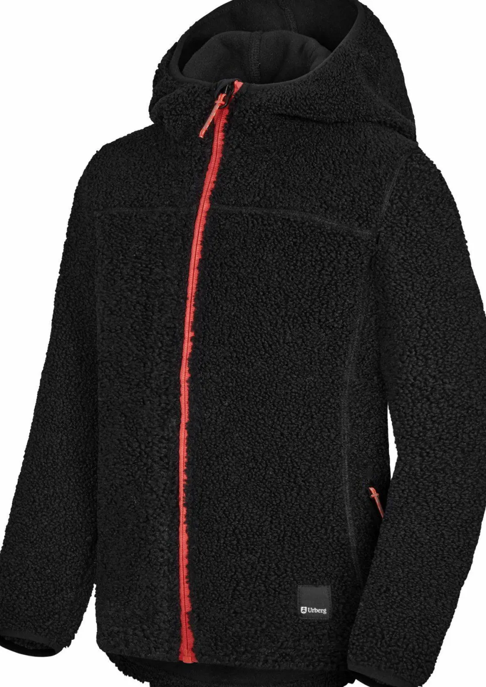 Urberg Juniors' Pile Hoodie Black Beauty