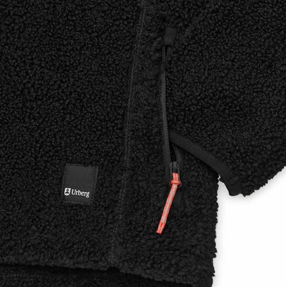 Urberg Juniors' Pile Hoodie Black Beauty