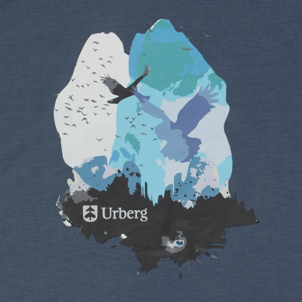 Urberg Juniors' Printed Tree Tee Midnight Navy
