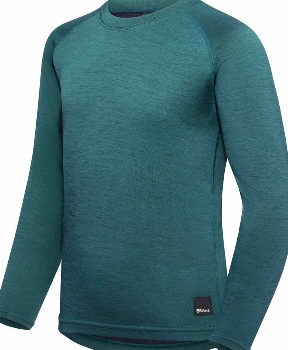 Urberg Juniors' Selje Merino-Bamboo Set Mediterranea/Blue Nights